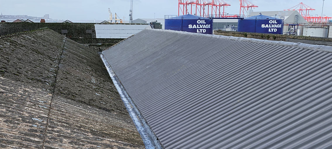 Asbestos Roof Encapsulation for Commercial Roof Applications