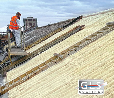 Asbestos roof encapsulation repair coatings