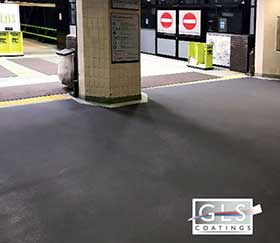 GLS100R anti-slip seamless floor coating
